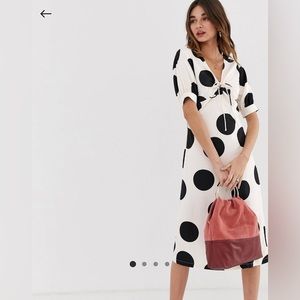 ASOS Polka Dot MIDI Dress